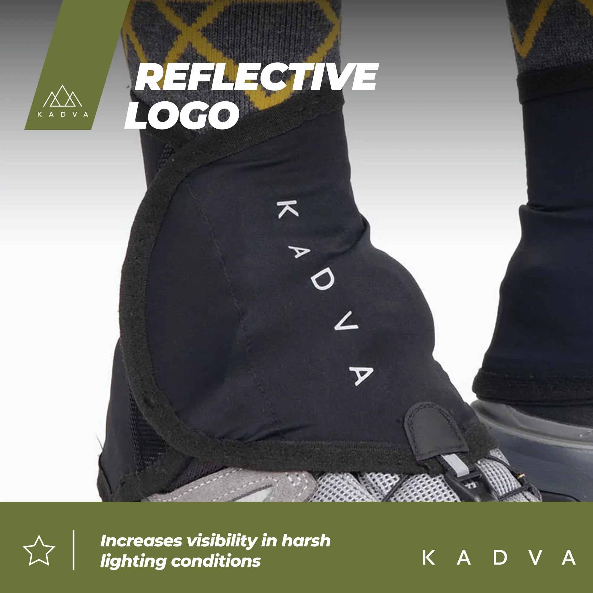 KADVA Nego Polainas de Nieve Adultos Unisex Negro Talla única