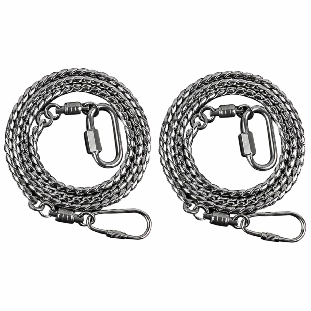 Beavorty 2 Piezas Loro Juguetes Gris Africano Correa de Entrenamiento para Mascotas calcetín Cadena Tobillera de pie de Loro Tobillera de pie de pájaro Aves Decorar Tobillo