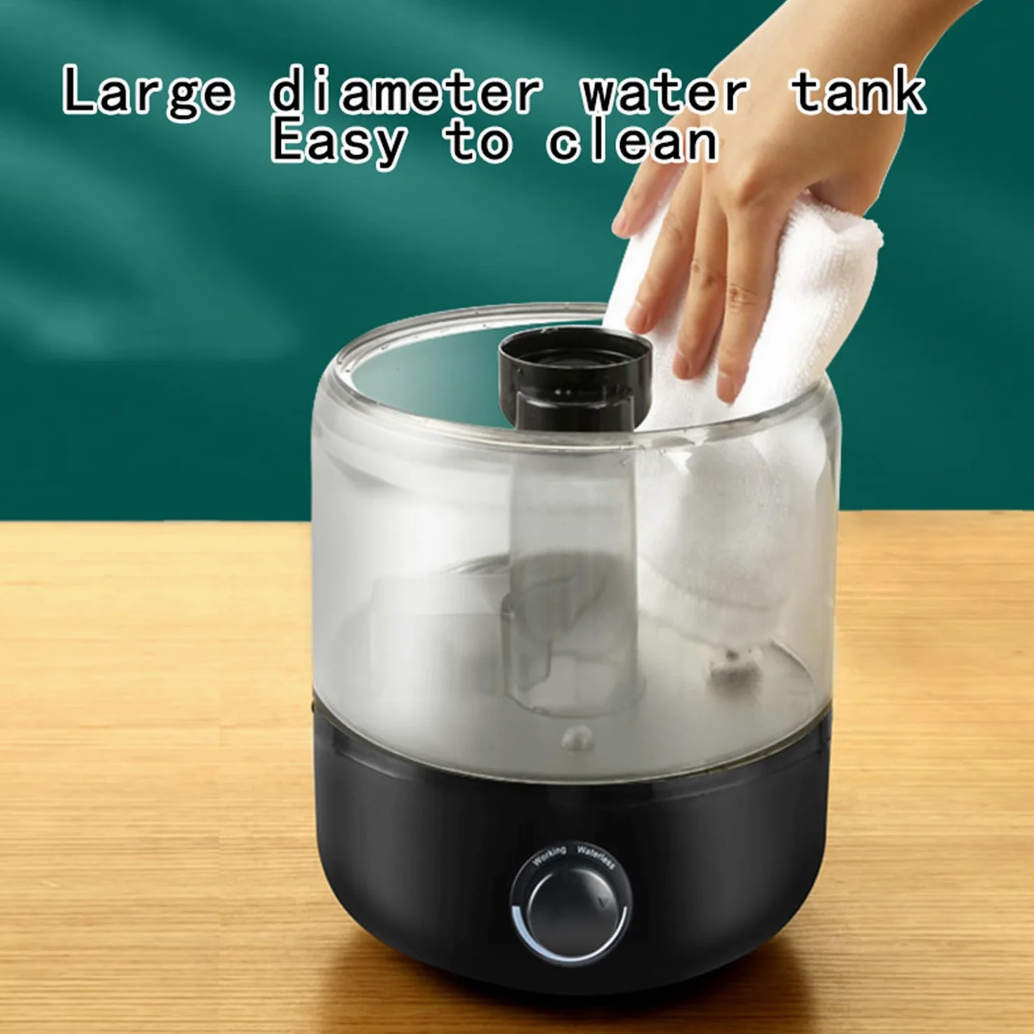 Humidificadores Para Reptiles De 3L, Humidificador De Doble Pulverización De Gran Diámetro Ajustable De 3 Velocidades, Sistema De Nebulización Para Terrarios, Protección Contra La Escasez De Agua