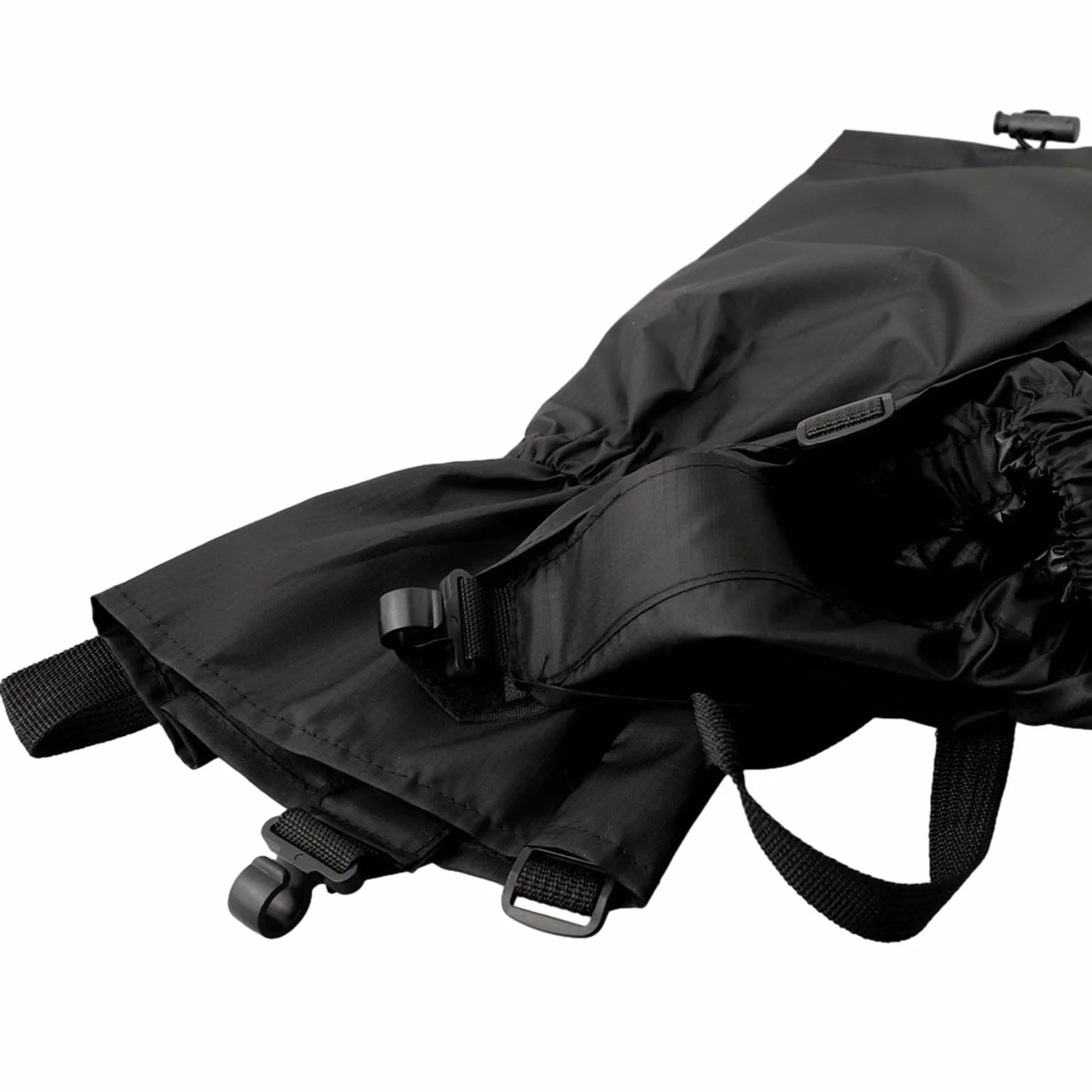 Polainas protectoras impermeables transpirables para botas de senderismo escalada (negro)