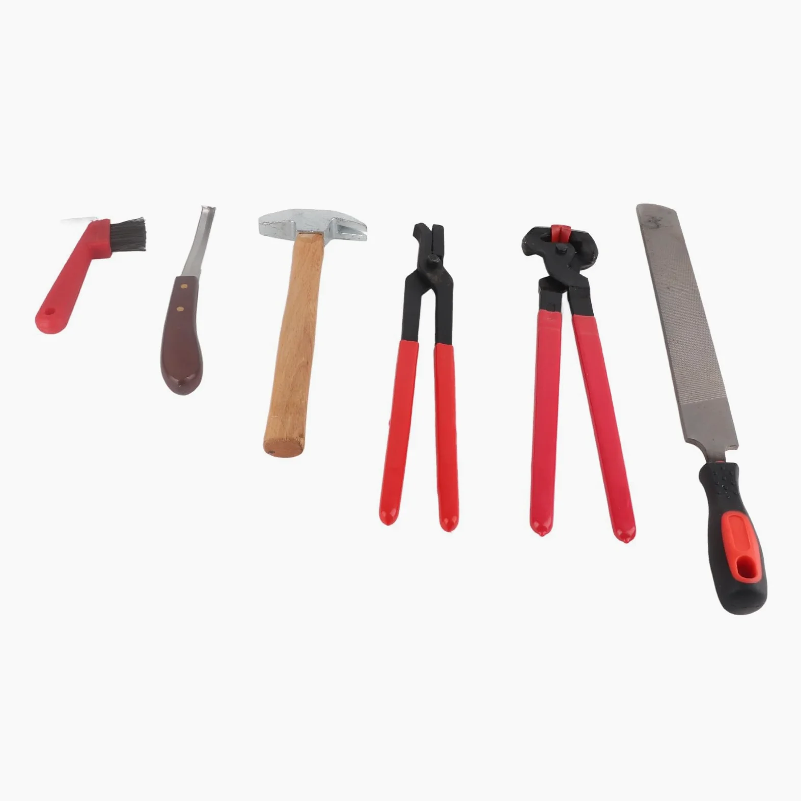 Herramientas de Herrador, Kit de Aseo de Caballos Trimmers de Pezuña de Cabra de 6 Piezas Herramienta de Adorno de Adorno de Caballo Profesional de Caballo