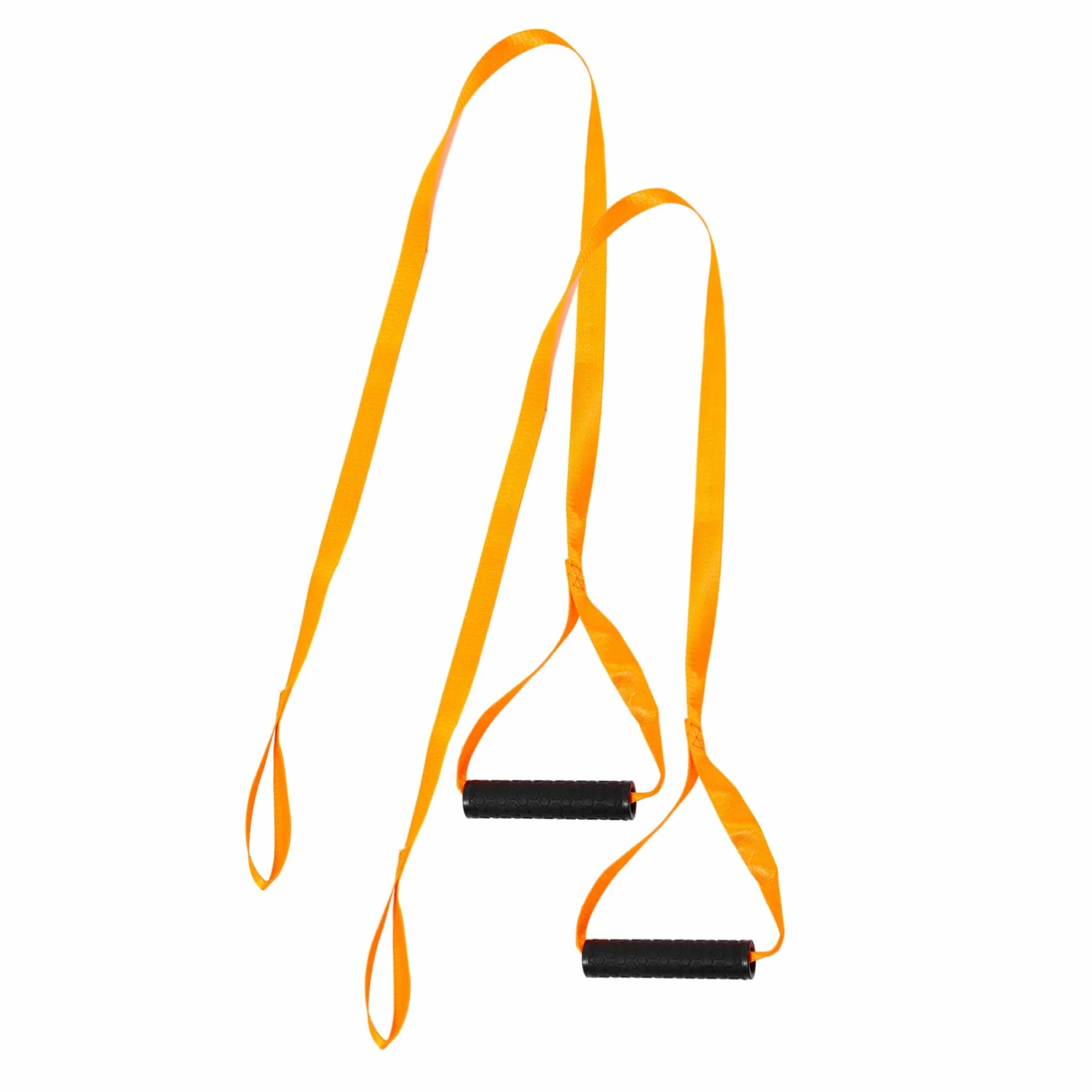 Cuerda de Arrastre para Ciervos Garneck Resistente de Nylon 2 Piezas Naranja