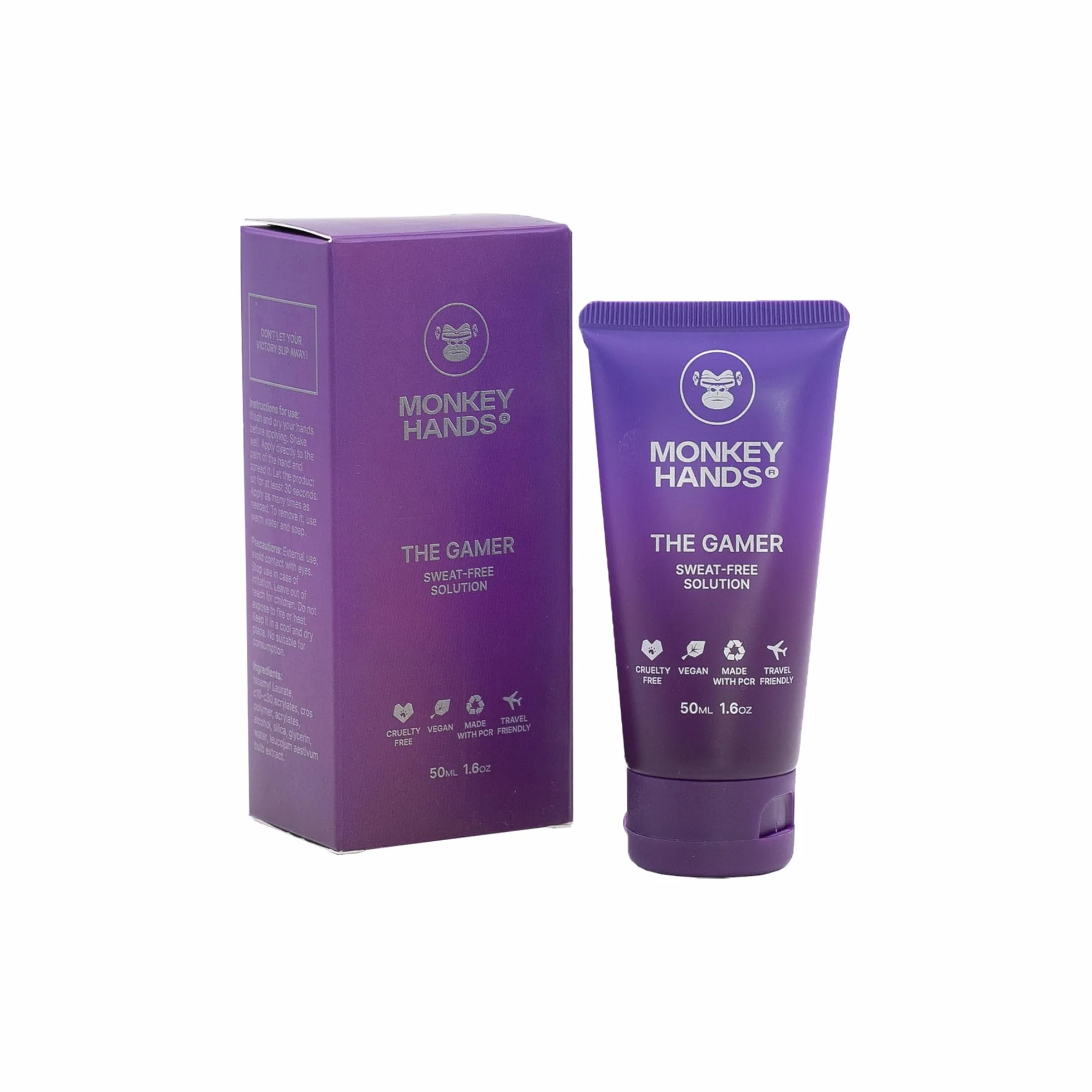 Monkeyhands 'The Gamer' Gel Antisudoral para Manos Secas 50ml