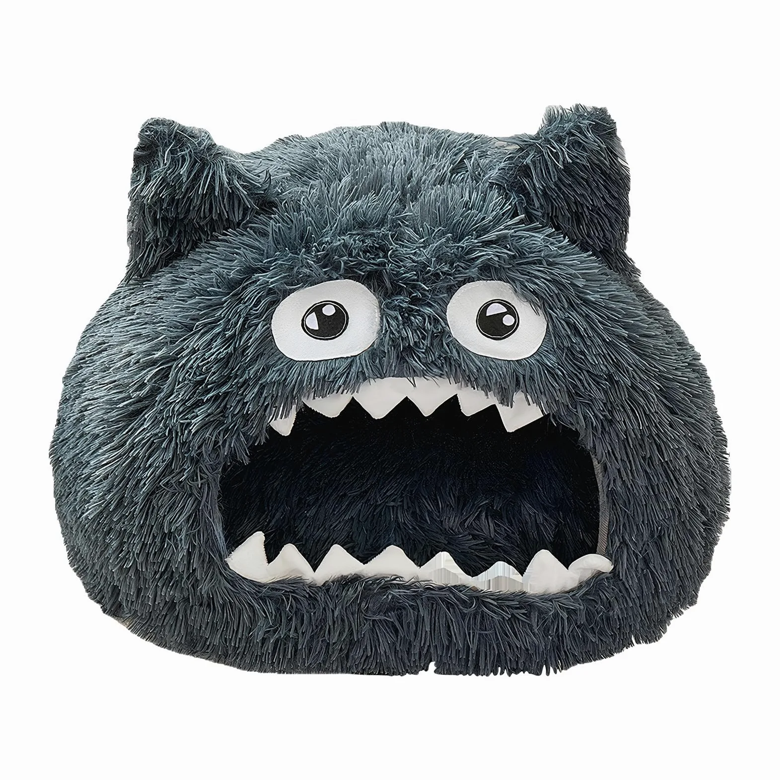 Cama Cueva Para Gatos Casa con Diseño de Abierta | Casa Refugio Para Gatos Lavable Con Cojín Lavable Para Cachorro Gatito Mascota Pequeña Interior Exterior Hogar Invierno