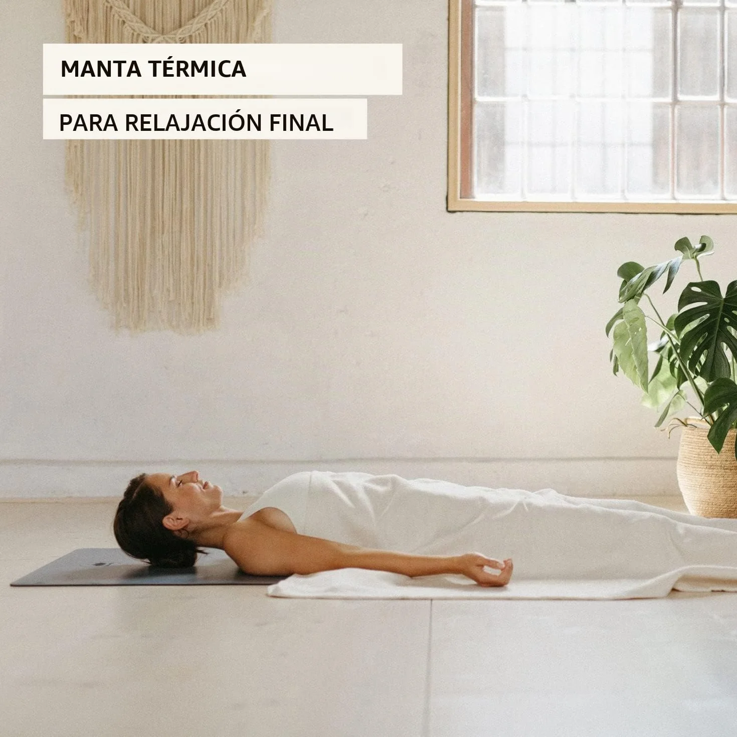 Lotuscrafts Manta Yoga Algodon Savasana 200 x 150 cm Resistente Duradera Meditacion Relajacion