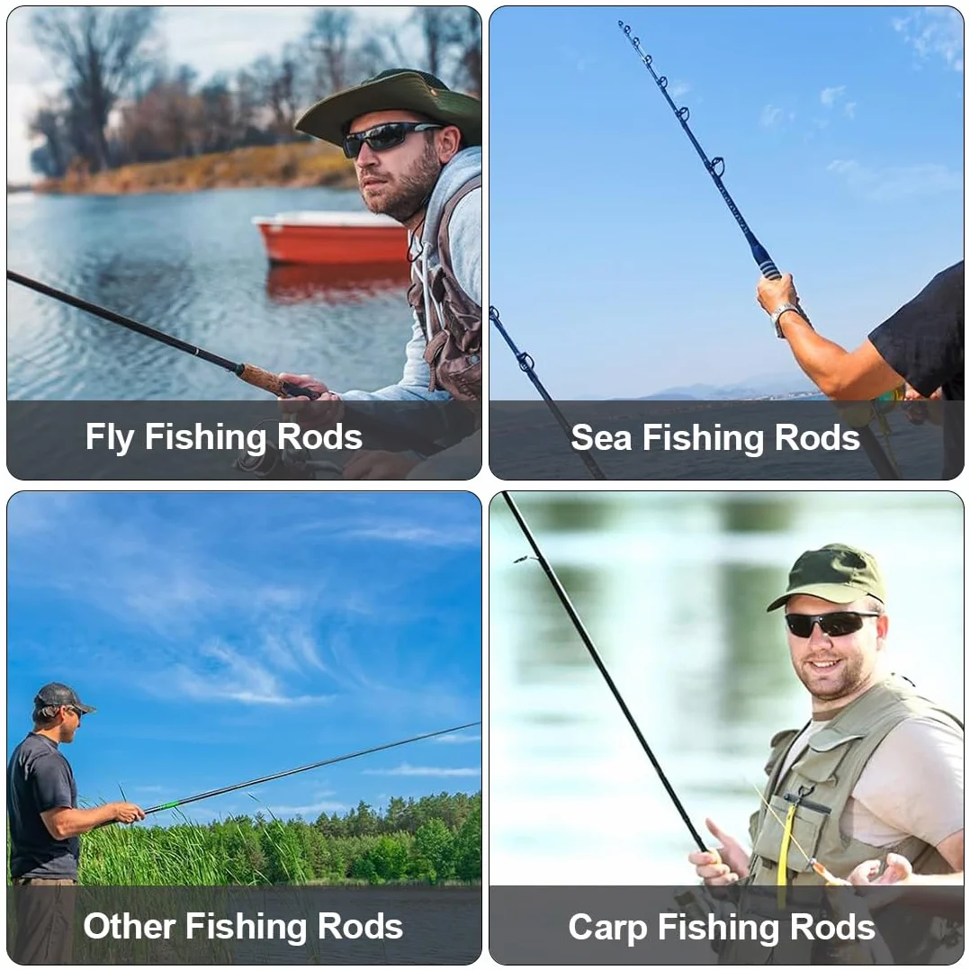 Cintas Caña De Pescar, Correa Caña De Pescar, Estuche Protector, Accesorios Pesca Elásticos