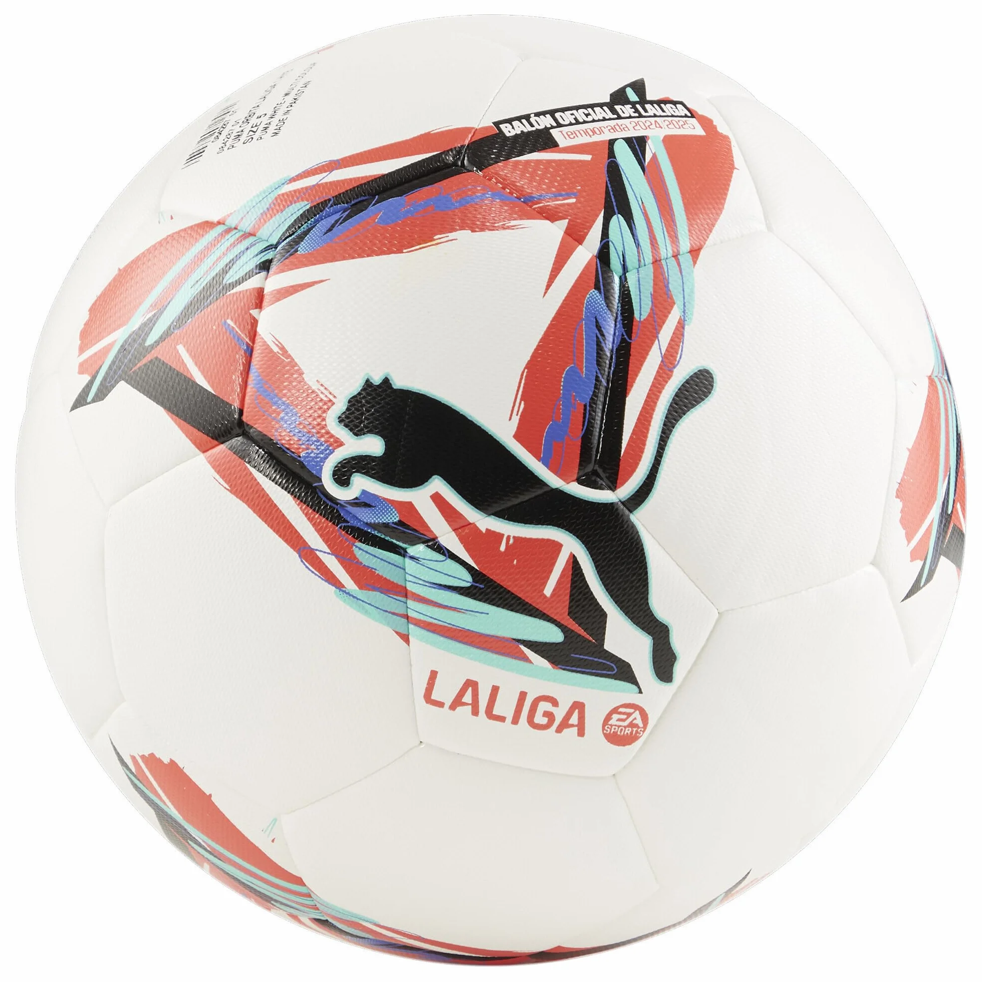 PUMA Orbita LaLiga 1 HYB Trainingsball weissmehrfarbig 5