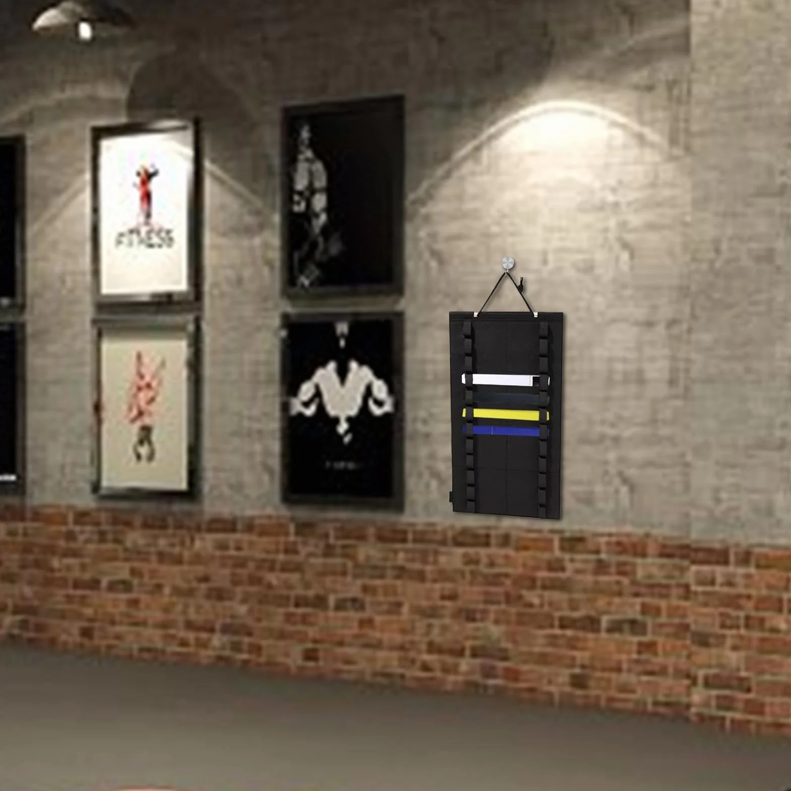 Exhibición Del Cinturón De Karate, Organizador De Cinturones Artes Marciales, Percha Para 12 Cinturones Montado En La Pared