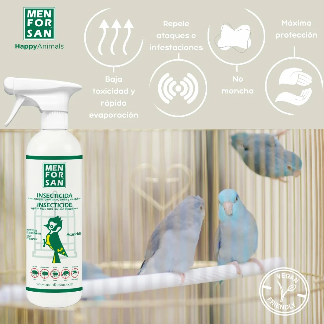 MENFORSAN Insecticida Aves - 750 ml, El embalaje puede variar