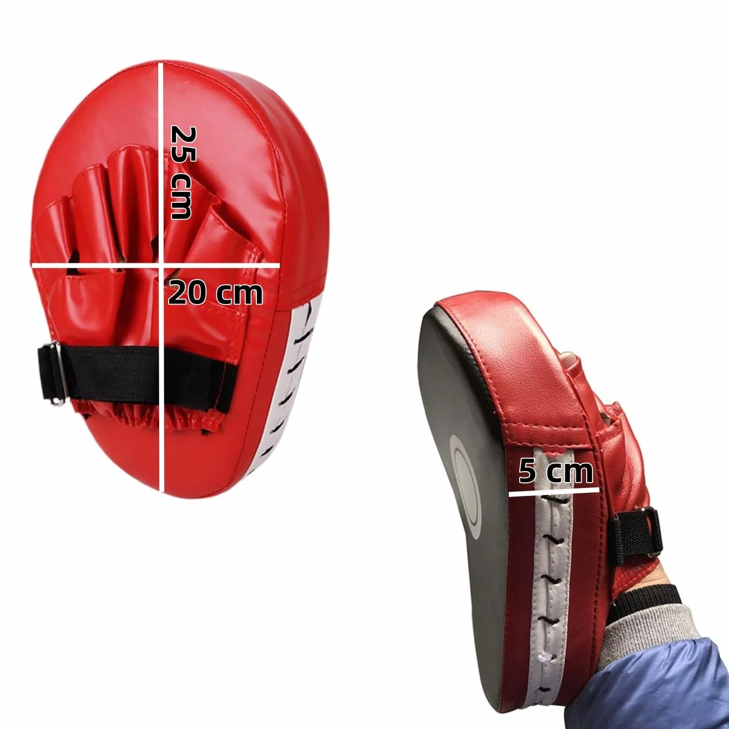 LATRAT 1 Par Almohadillas Entrenamiento Muay Thai Karate Taekwondo Artes Marciales