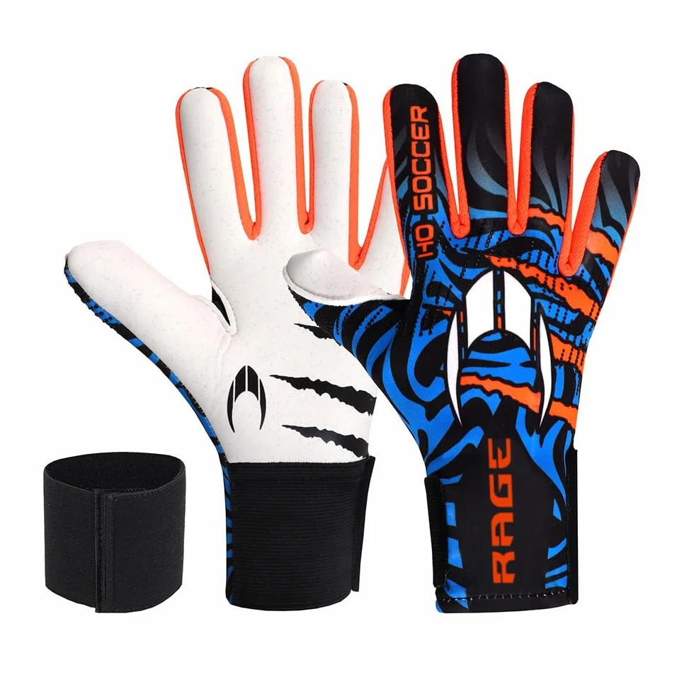 Ho Soccer Rage Plus Hazard V2 Guantes de Portero Azul Naranja