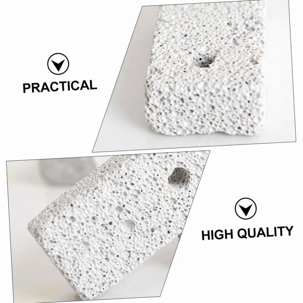 BESPORTBLE 120piezas Piedra Molar para Mascotas Pequeñas De Piedra Volcánica para Hámster Conejos y Cobayas Suplemento De Calcio y Molienda para Chinchillas y Jerbos