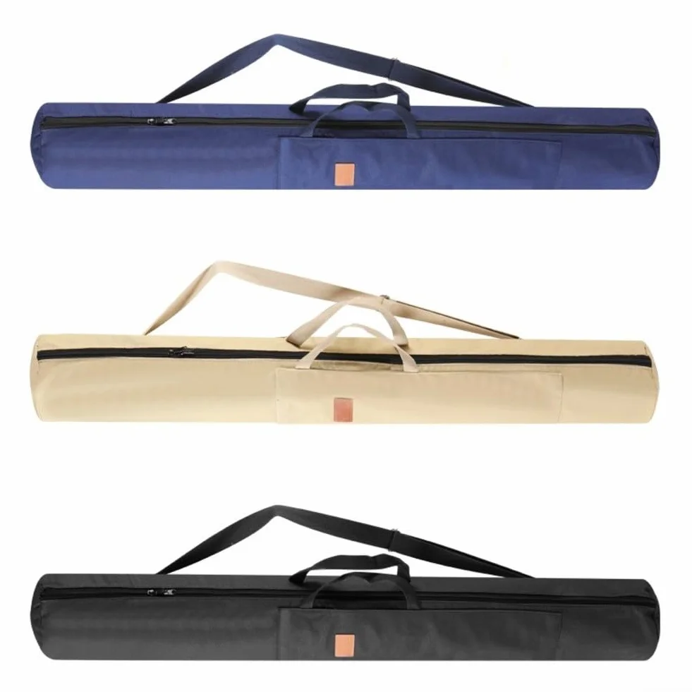 Bolsa de almacenamiento para caña de pescar 120 cm plegable lona resistente intemperie