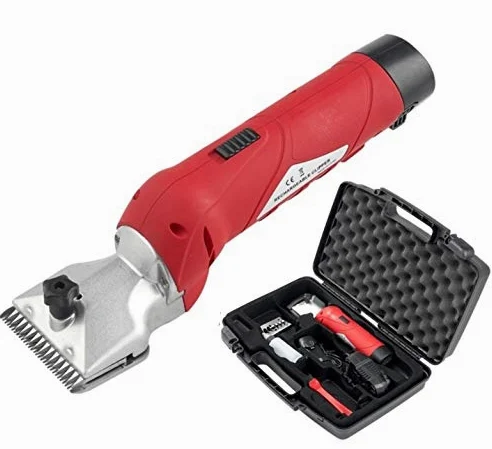 Folk Esquiladora de batería Modelo B6-LA, 12V 250W - Caballos, mulos, Perros Grandes, Gatos (A- Ningún Extra)
