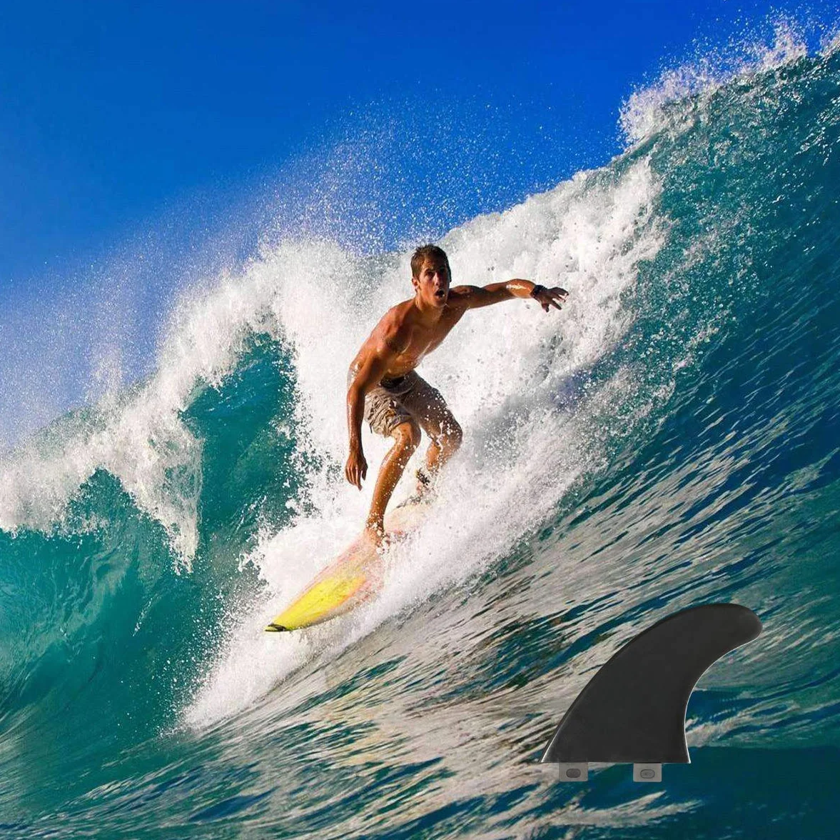 Future Fins FCS 9 Inch Center Sup Paddle Board Fins Foam Surfboard Accessories Softboard Fin