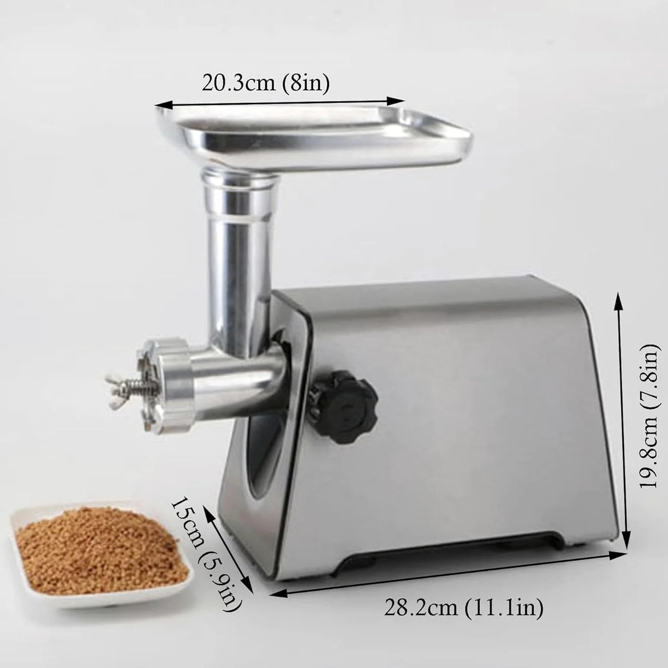 Máquina eléctrica de pellets de alimentación para animales, máquina de pellets de acero inoxidable para hacer piensos de gatos, perros, pájaros, peces, piensos para animales de granja, peletizador de
