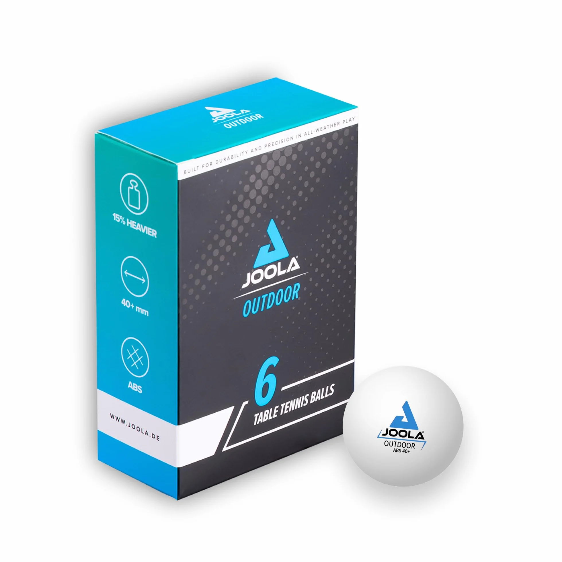 JOOLA Tt Ball Exterior Blanco 40 mm