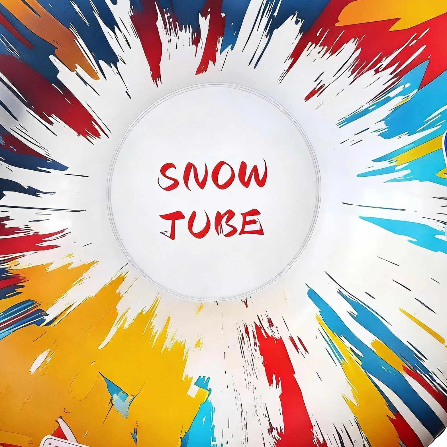 Trineo de Nieve Inflable de Alta Resistencia para Adultos y Familias
