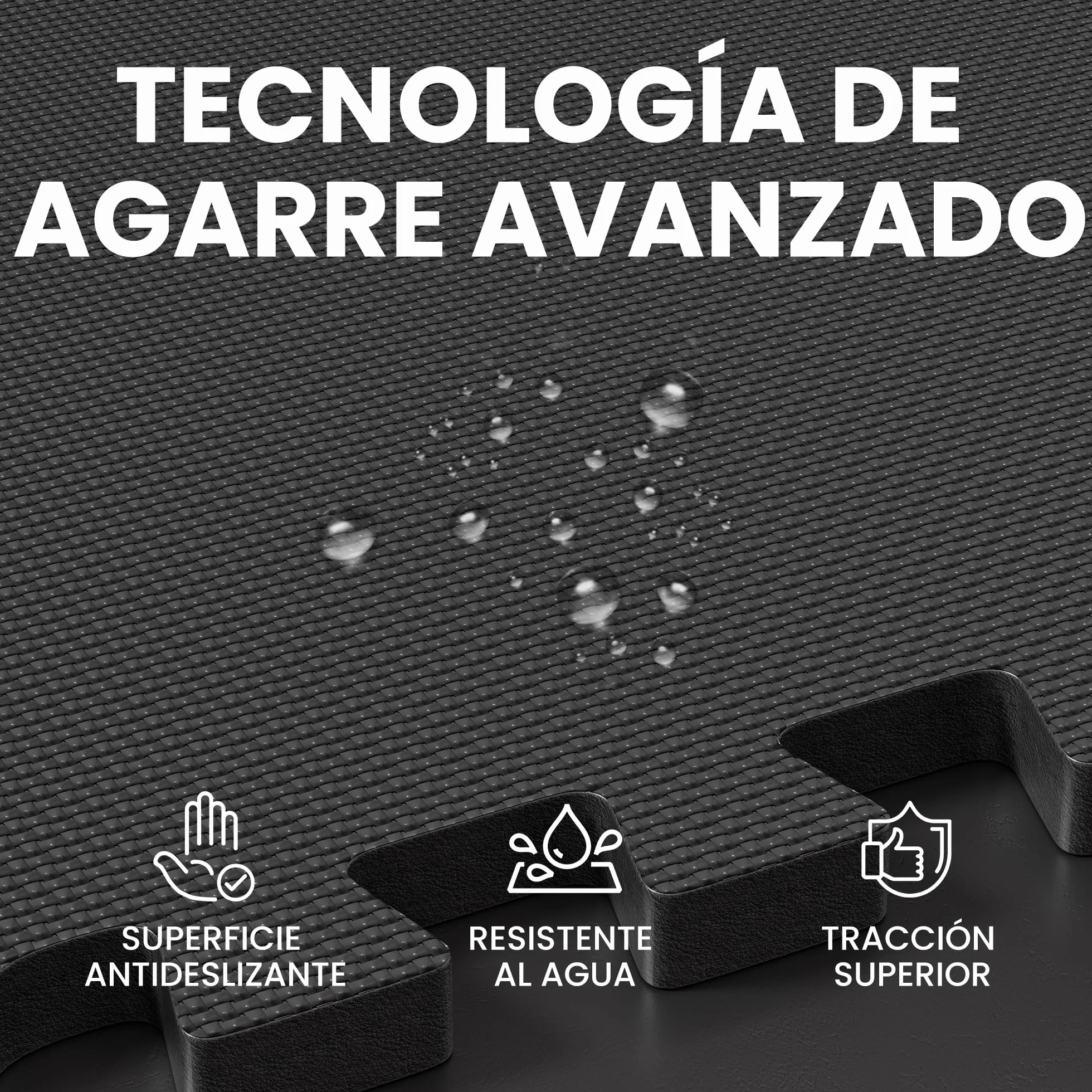 Ultrasport Tatami Suelo Goma EVA Puzzle 54 Piezas Alfombra Gimnasio Acolchado