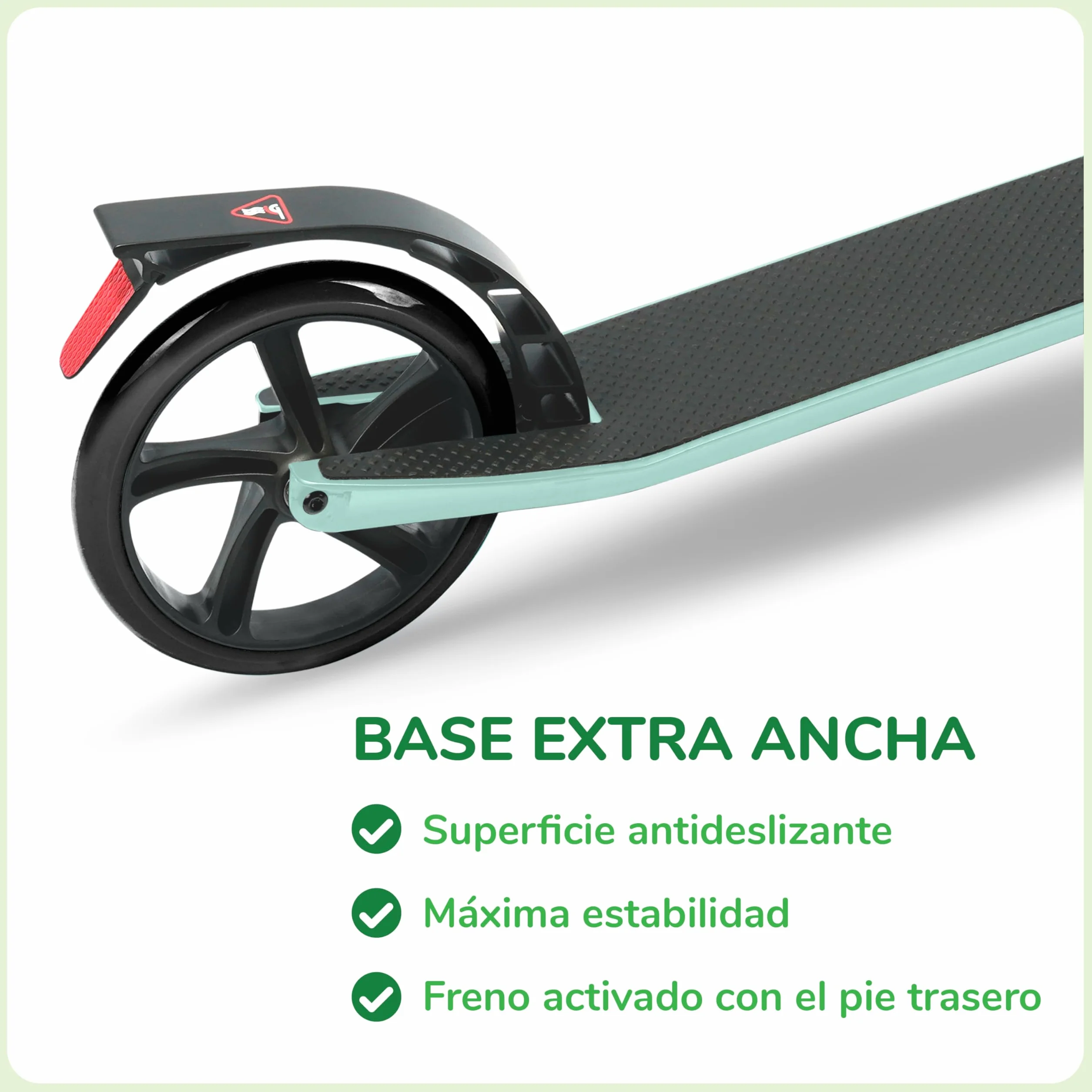 Patinete Ajustable con Suspensión para Niños +10 Años y Adultos