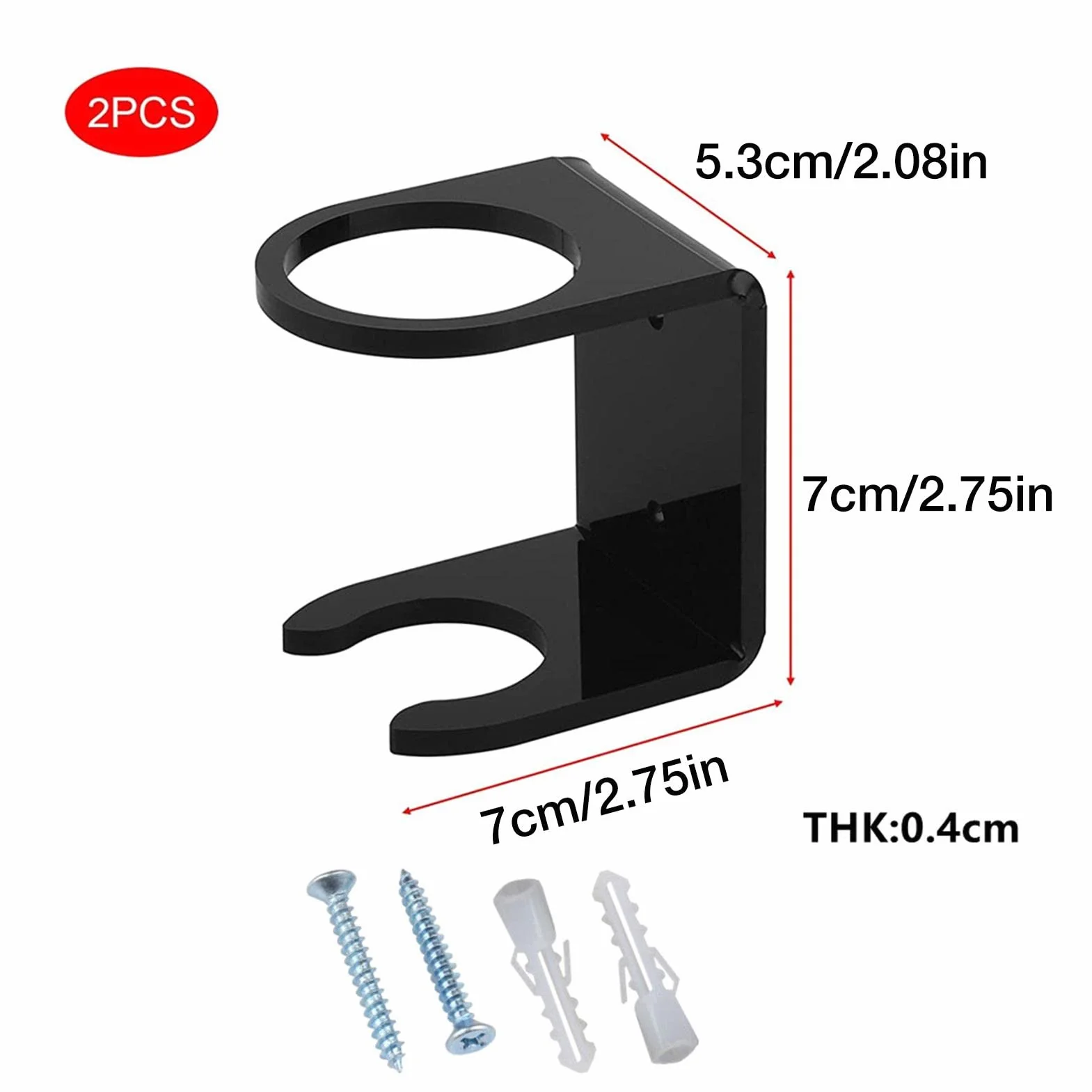 Soporte para bate de béisbol acrílico de pared, 1 par, estante vertical para hogar y oficina