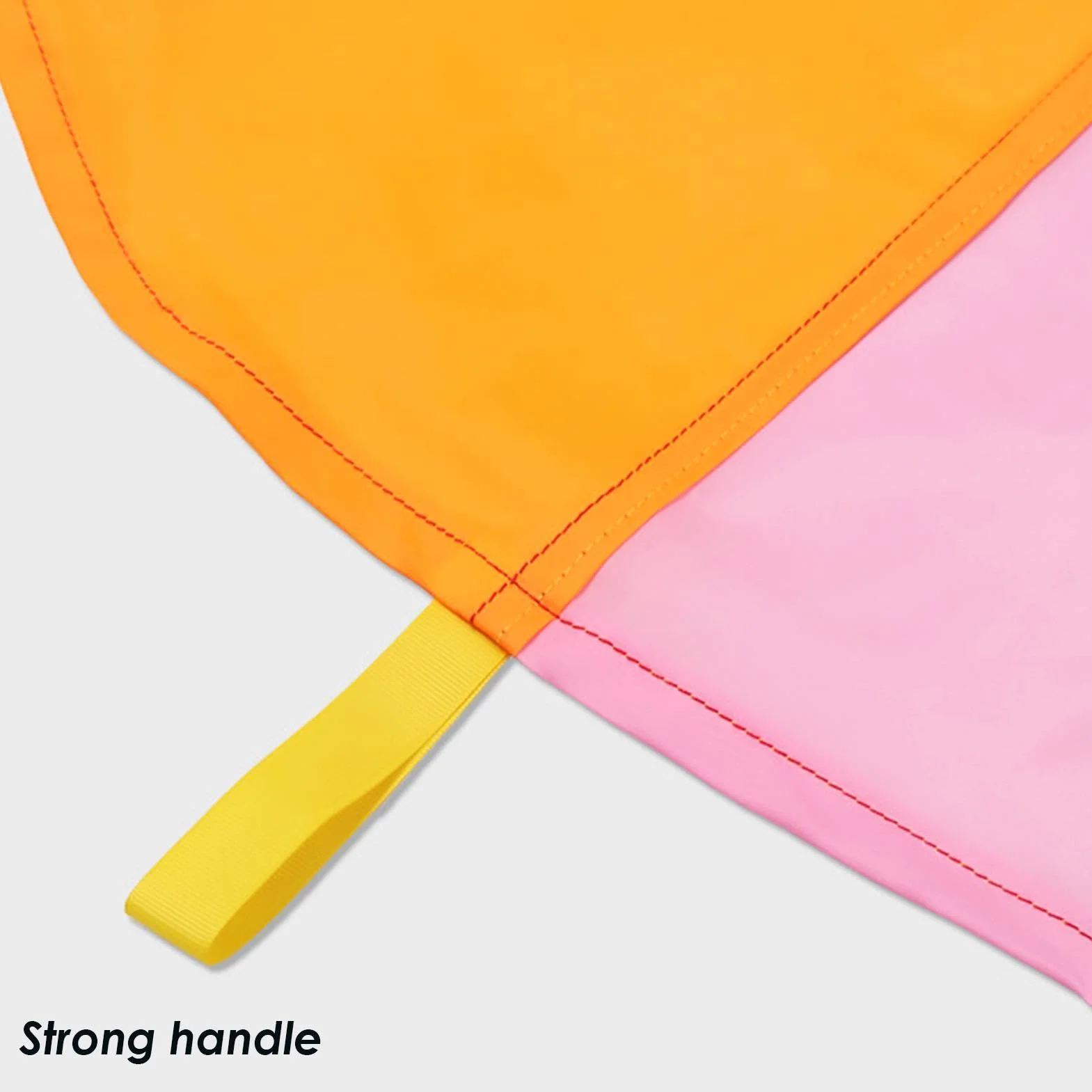 Paracaídas multicolor para niños 2/3 m con asas para juegos educativos deportivos