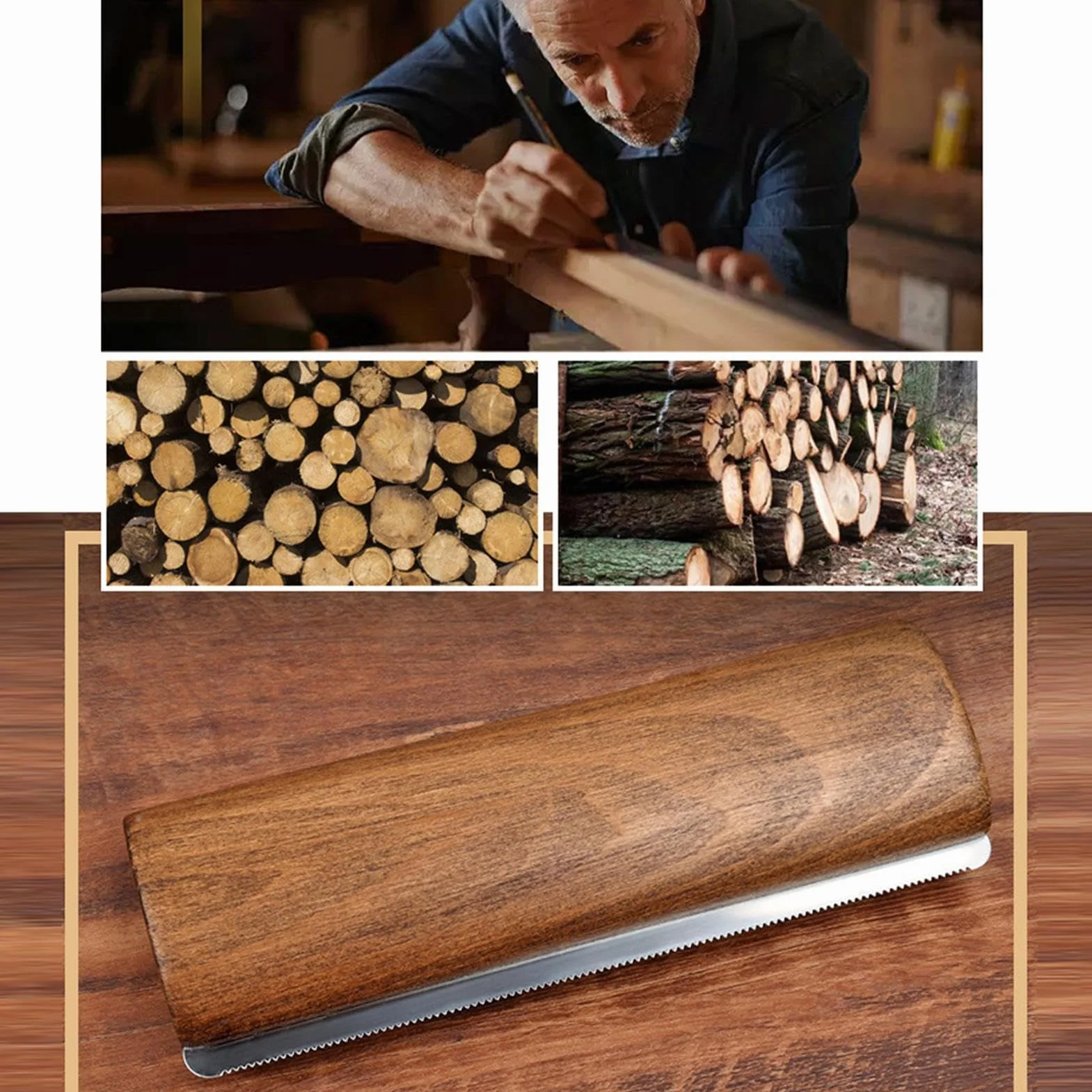 Cepillo para pelar caballos, mango de madera, tira de dientes de acero inoxidable para caballos, cepillo de lavado de aseo de caballos, herramienta de aseo para desenredar, removedor de pelo de