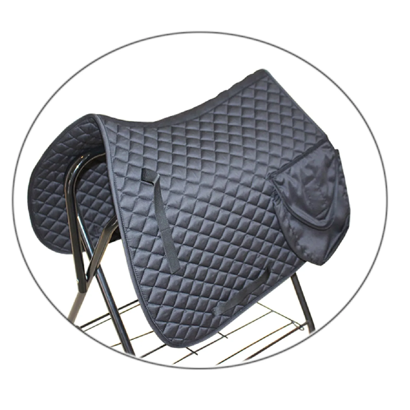 Funda Para Montar Caballo Sin Silla, MáScara Contra Insectos Con Orejas Funda De Silla Inglesa De Uso General, para PrevencióN De Lesiones CojíN Transpirable HipoalergéNico Y Absorbente De Impactos
