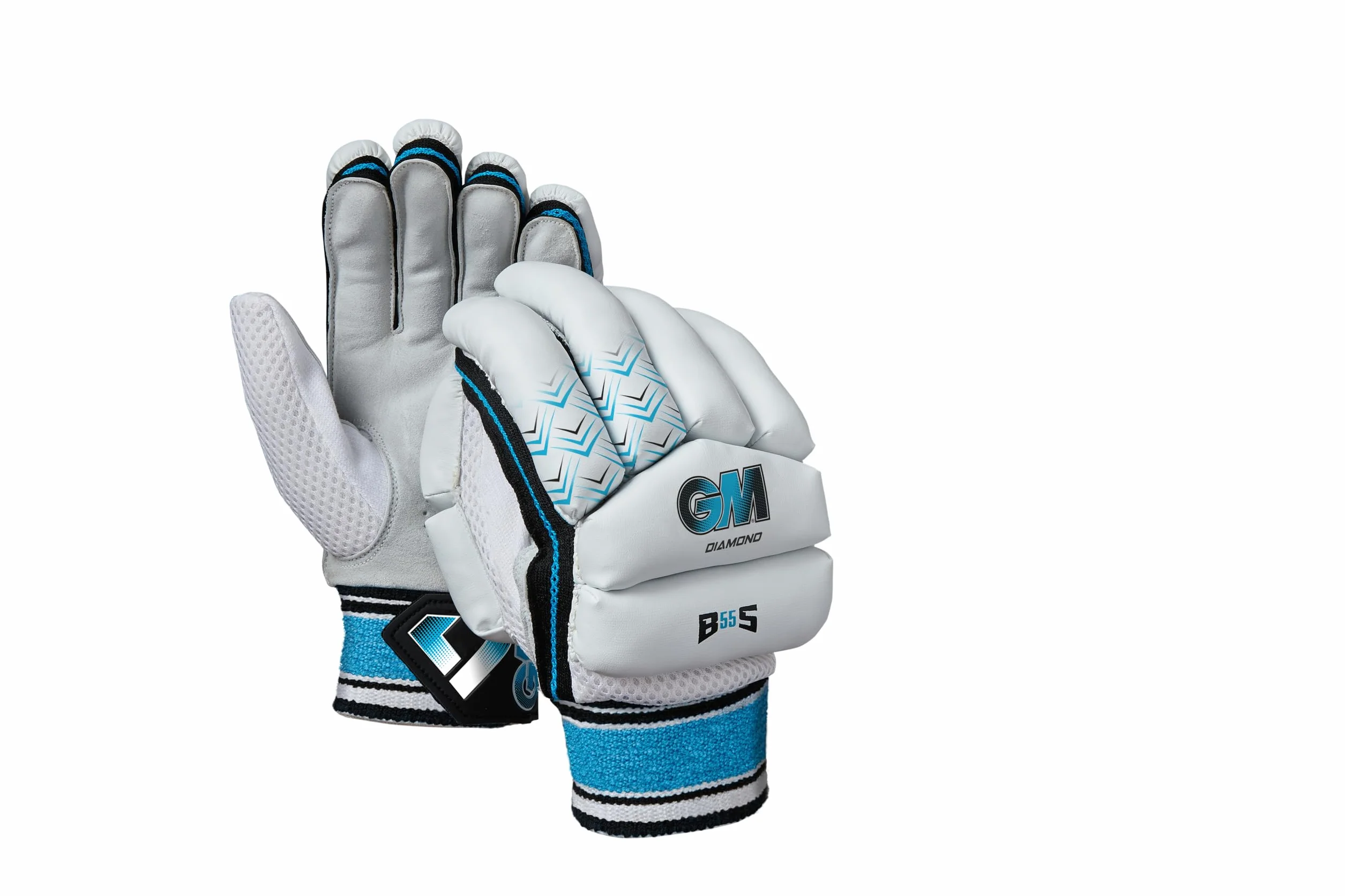 Gunn & Moore Guantes de bateo de críquet Ben Stokes Diamond Cuero Dividido 1 par