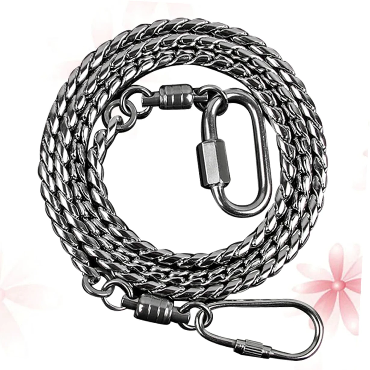 Beaupretty 3 Piezas Cadena De Pie De Acero para Pájaros Arnés De Cacatúa Correa De Pie De Pájaro Cadena De Eslabones De Loro Correa para Cacatúa Correa De Conure Comedero para Pájaros Mascota