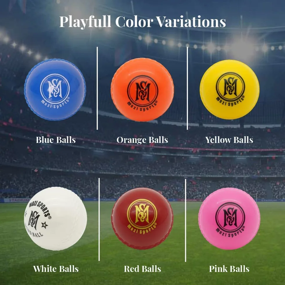 MARIB Wind Cricket Balls - Indoor & Outdoor Soft Training Cricket Ball for Coaching Practice