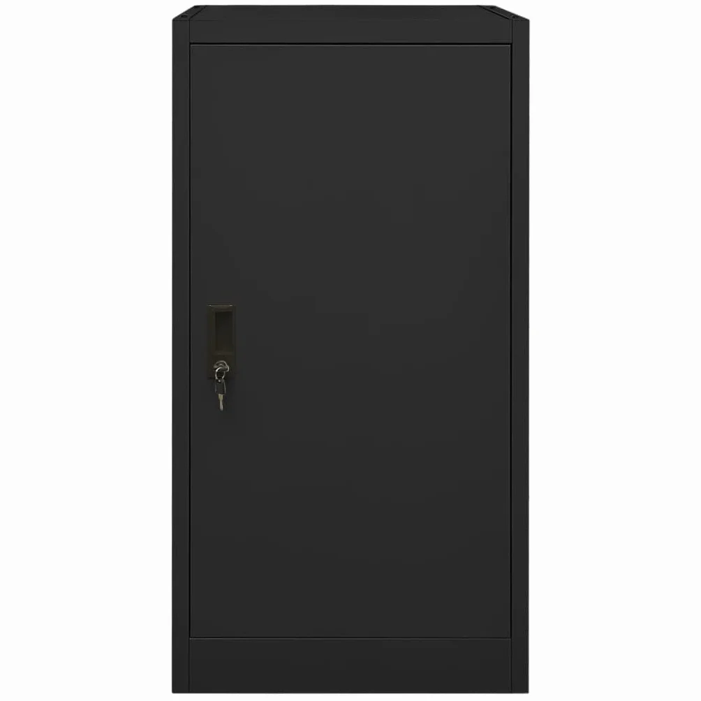 Genérico Armario para sillas de Montar Acero Negro 53x53x105 cm,Soportes para sillas de montar-339605