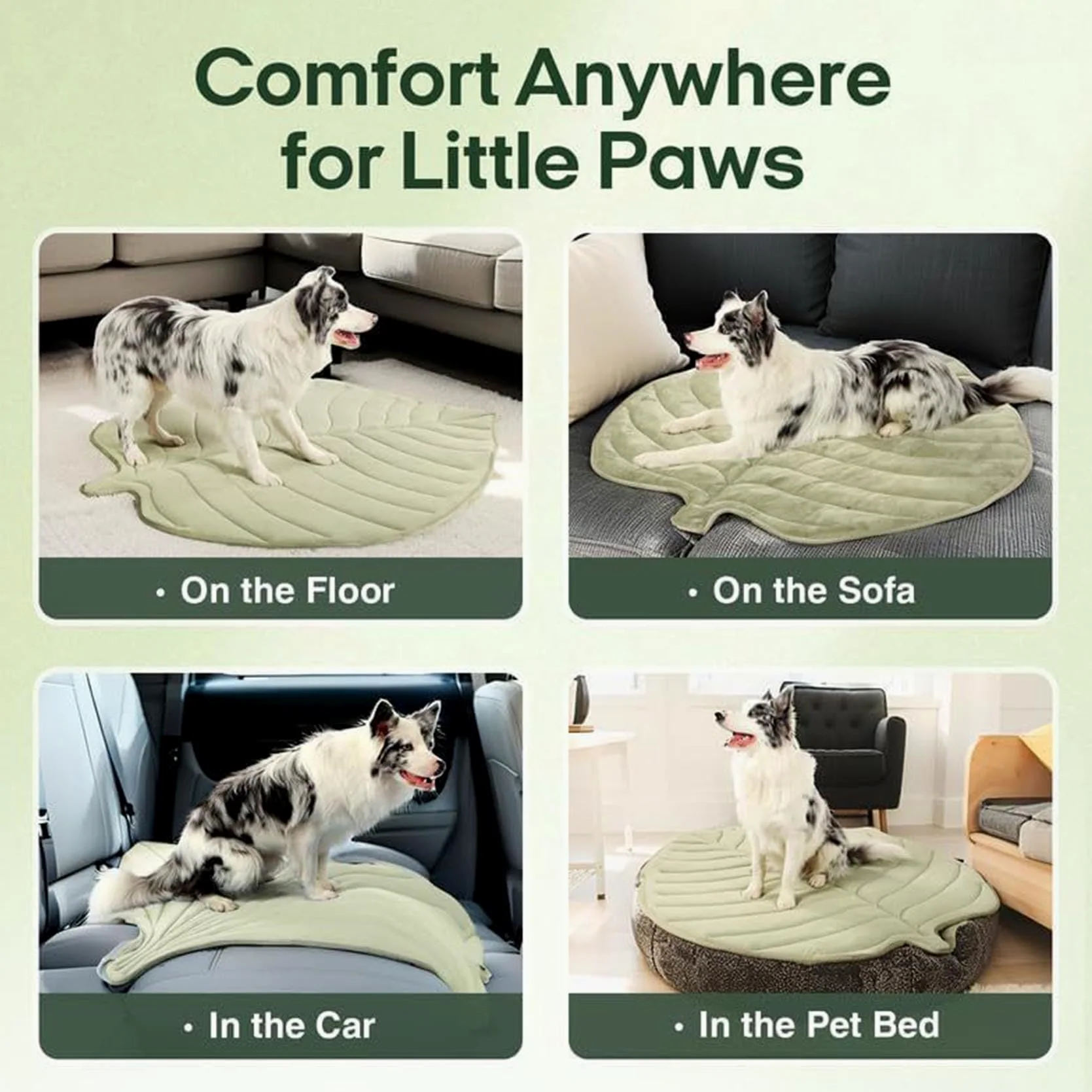 Alfombrilla de refrigeración para mascotas en forma de hoja, manta de enfriamiento reversible de verano para perros y gatos, almohadilla de autoenfriamiento lavable para sofá, cama, suelo