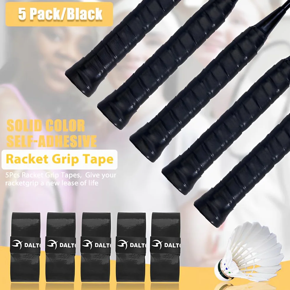 Empuñadura de Raqueta de Repuesto Overgrip Antideslizante Mango Absorbente Perforado para Tenis/Bádminton/Squash