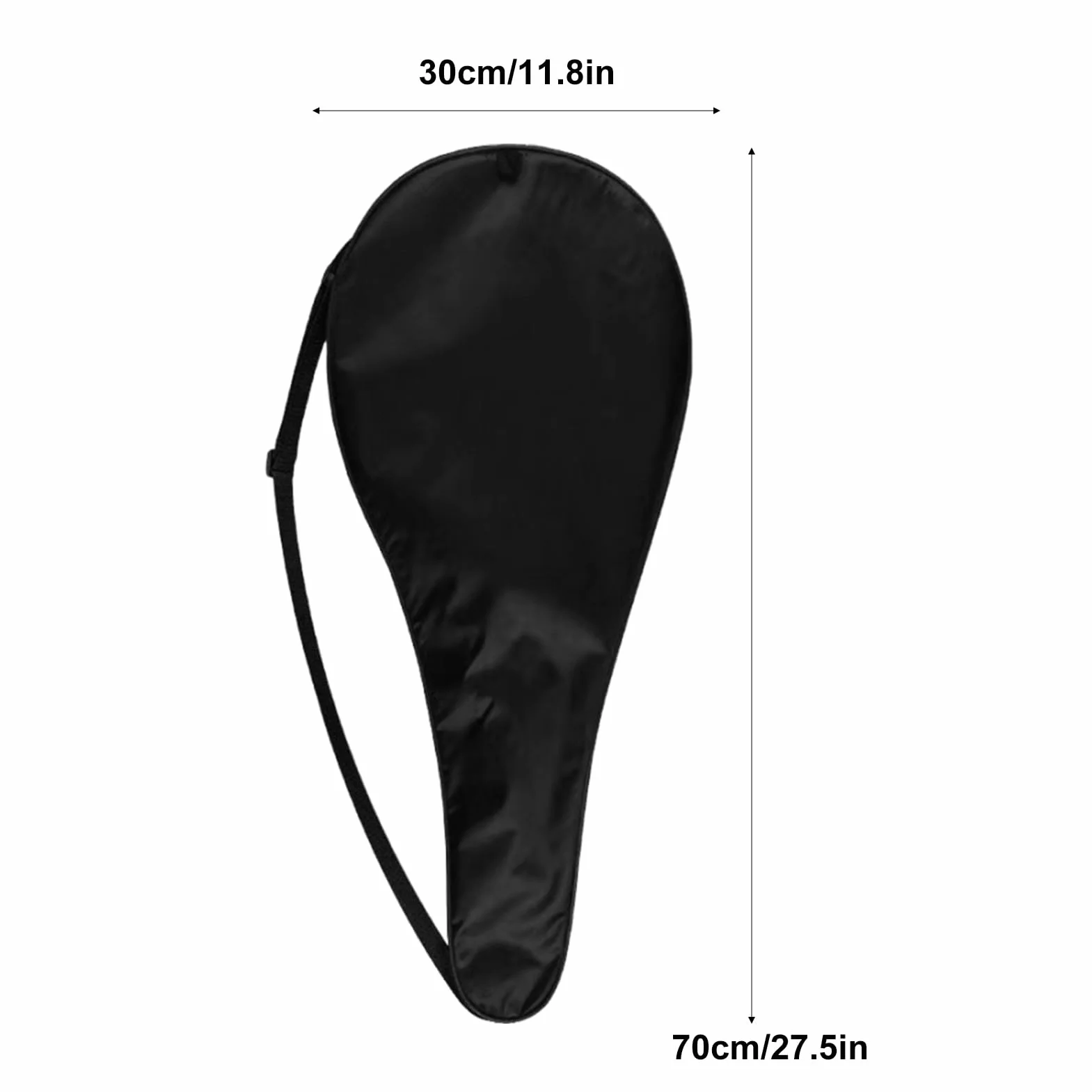 Bolsa para raqueta de tenis 70x30 cm tela Oxford organizador bádminton con correa
