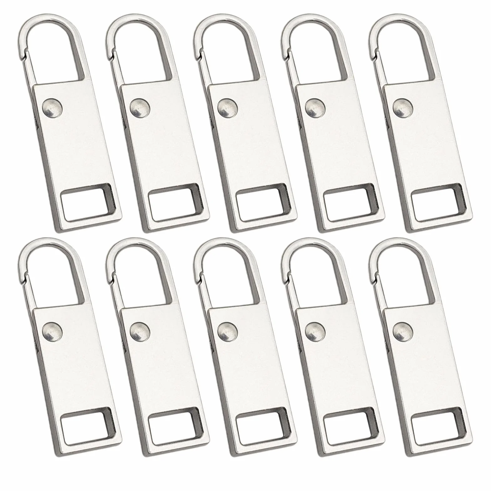 Tirador De Cremallera De Ropa Desmontable, Reemplazo Para Chaqueta, 10 Uds. Accesorios con Hebilla Desmontable