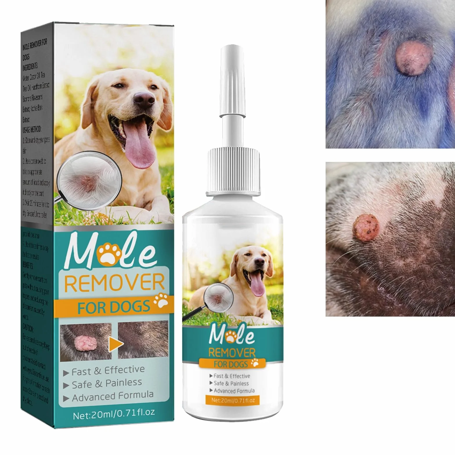 Crema para Verrugas de Mascotas para Perros y Gatos，Removedor de Etiquetas Cutáneas，Anti Verrugas Crema para Perros,Tratamiento Eficaz sin Dolor，Removedor de Marcas de Piel