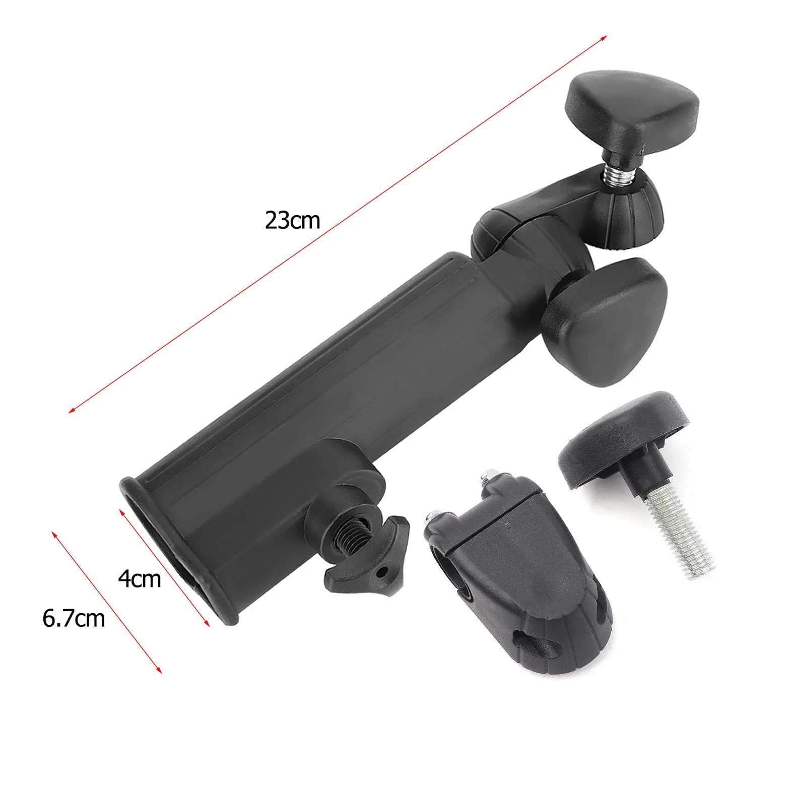 Soporte para Paraguas de Golf Universal Ajustable Negro