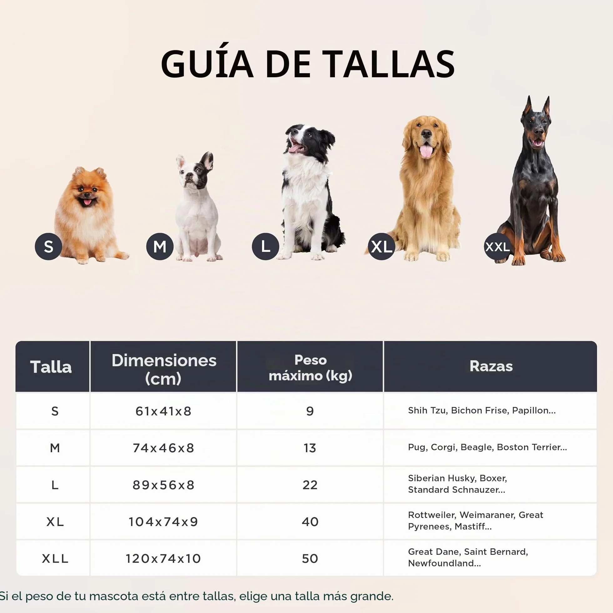 Bedsure Cama Perro Ortopédica Grande - Colchón Perro Lavable con Funda Desenfundable y Evestimiento Impermeable, Espuma Viscoelástica, Gris, 89x56cm