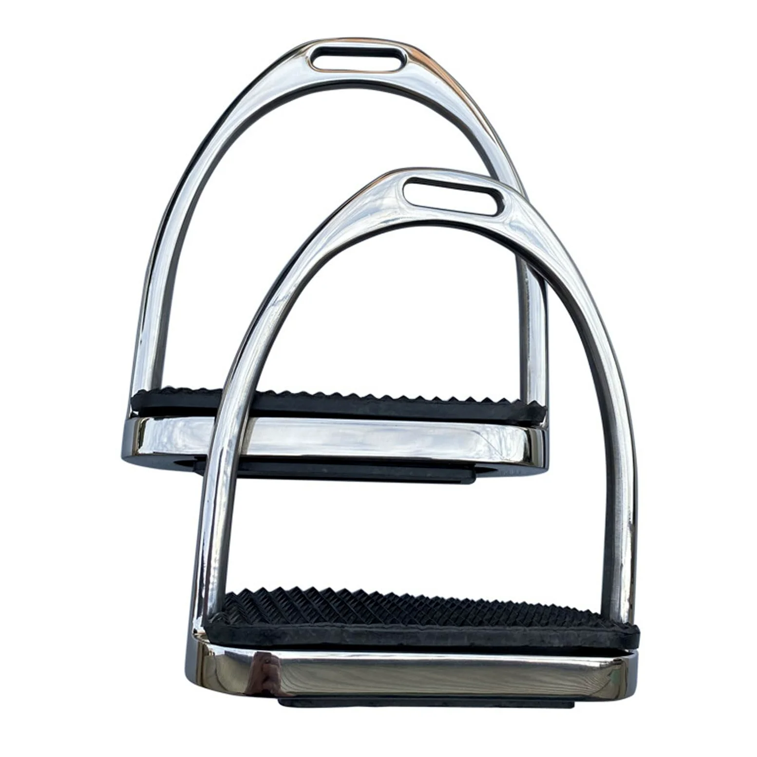 2 Piezas Estribo de Caballo,12 cm Estribos ecuestres de acero inoxidable,cómodos estribos de Apoyo con Almohadilla de Goma Antideslizante,Flexibles Pedales ligeros y anchos,para Entusiastas Ecuestres