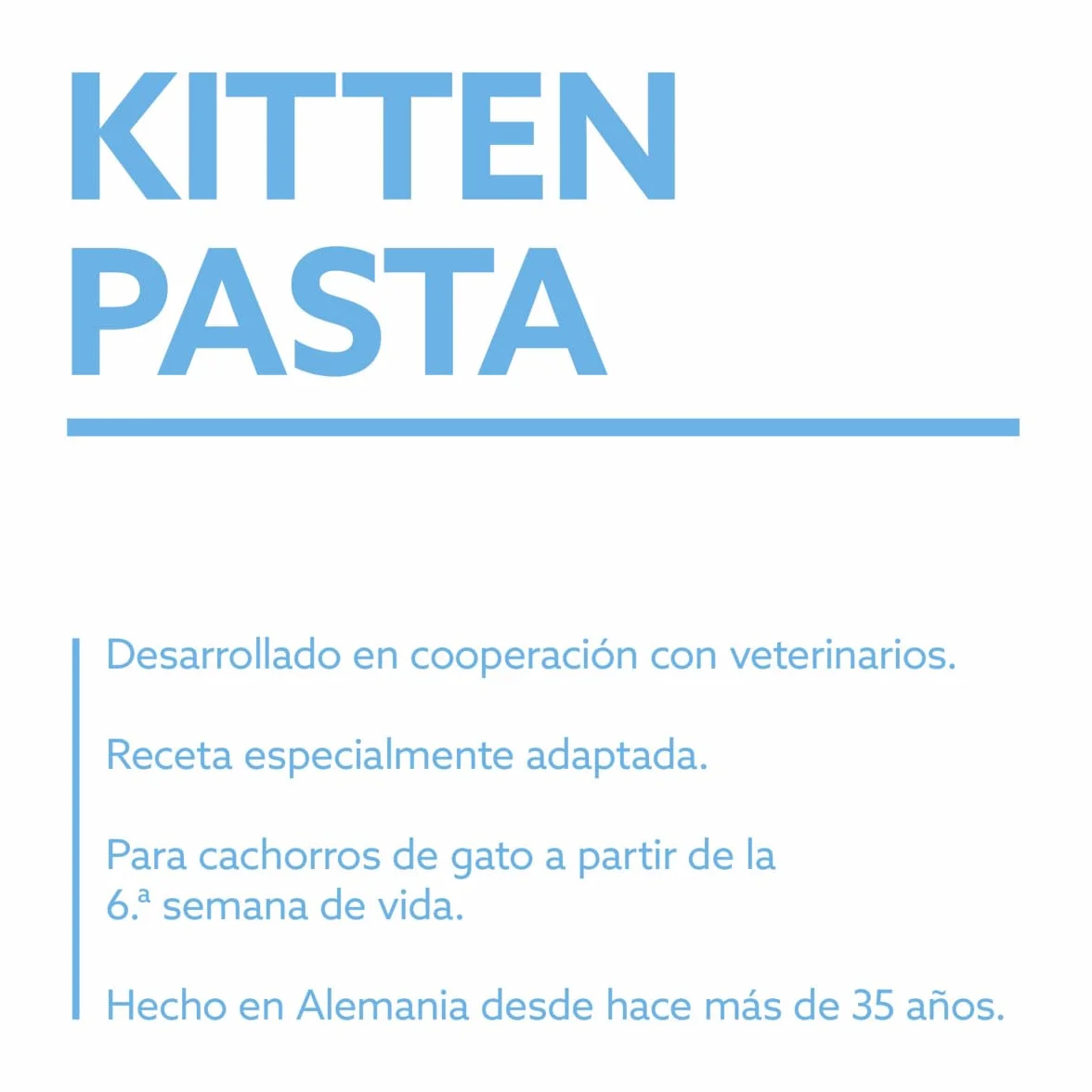 GimCat EXPERT LINE Kitten Pasta para el Crecimiento de Gatitos desde 6 Semanas, Sin Azúcar, 50 g