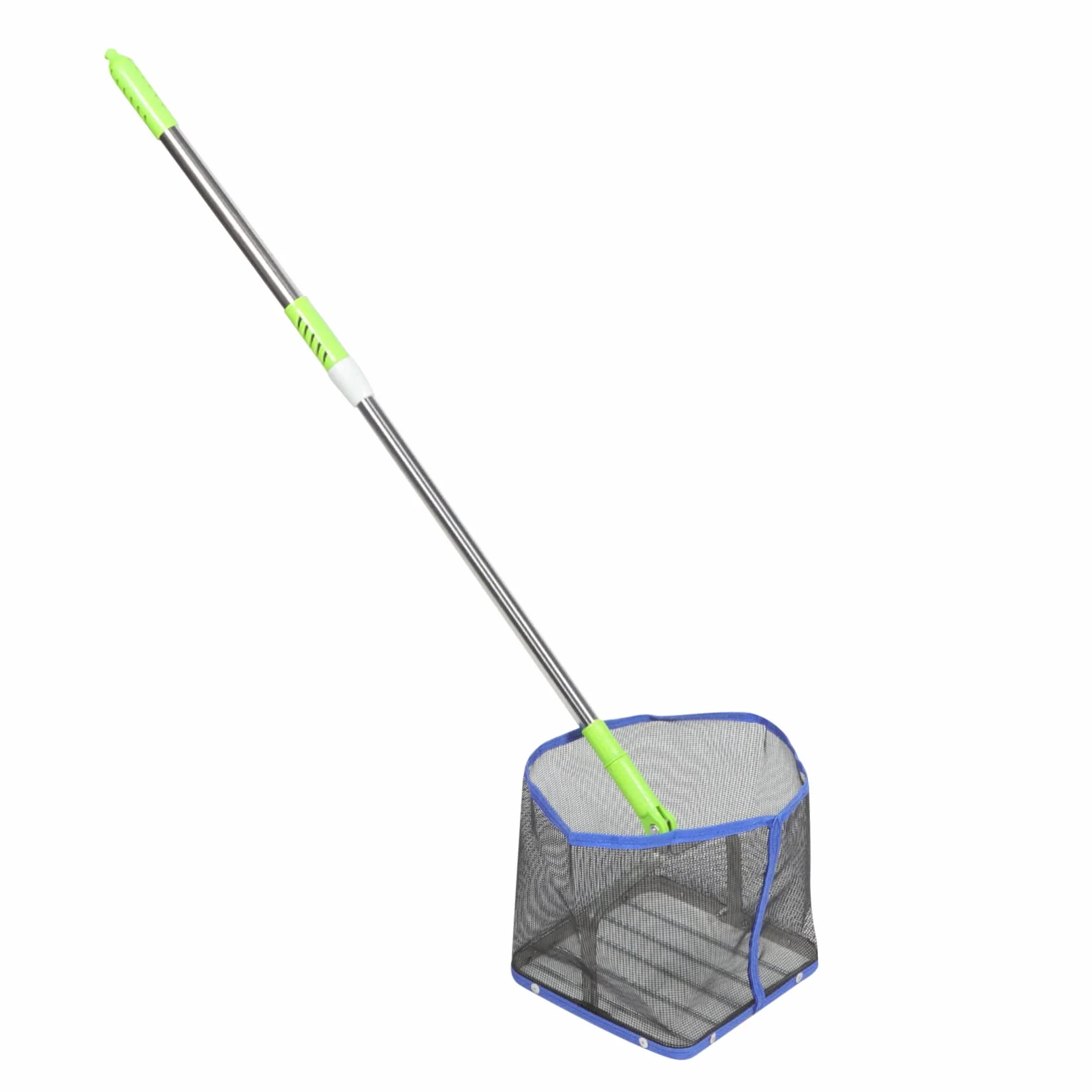 Recogedor de balones de tenis de mesa portátil mango telescópico ajustable azul