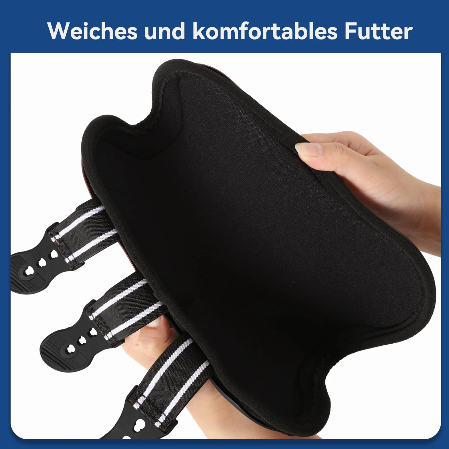 Protectores Caballo, Botas de Pierna de Caballo Polainas Gorras para Pies Frente de Caballo Protector elástico Botas Pony protección de Pierna con absorción de Impactos, L, Negro