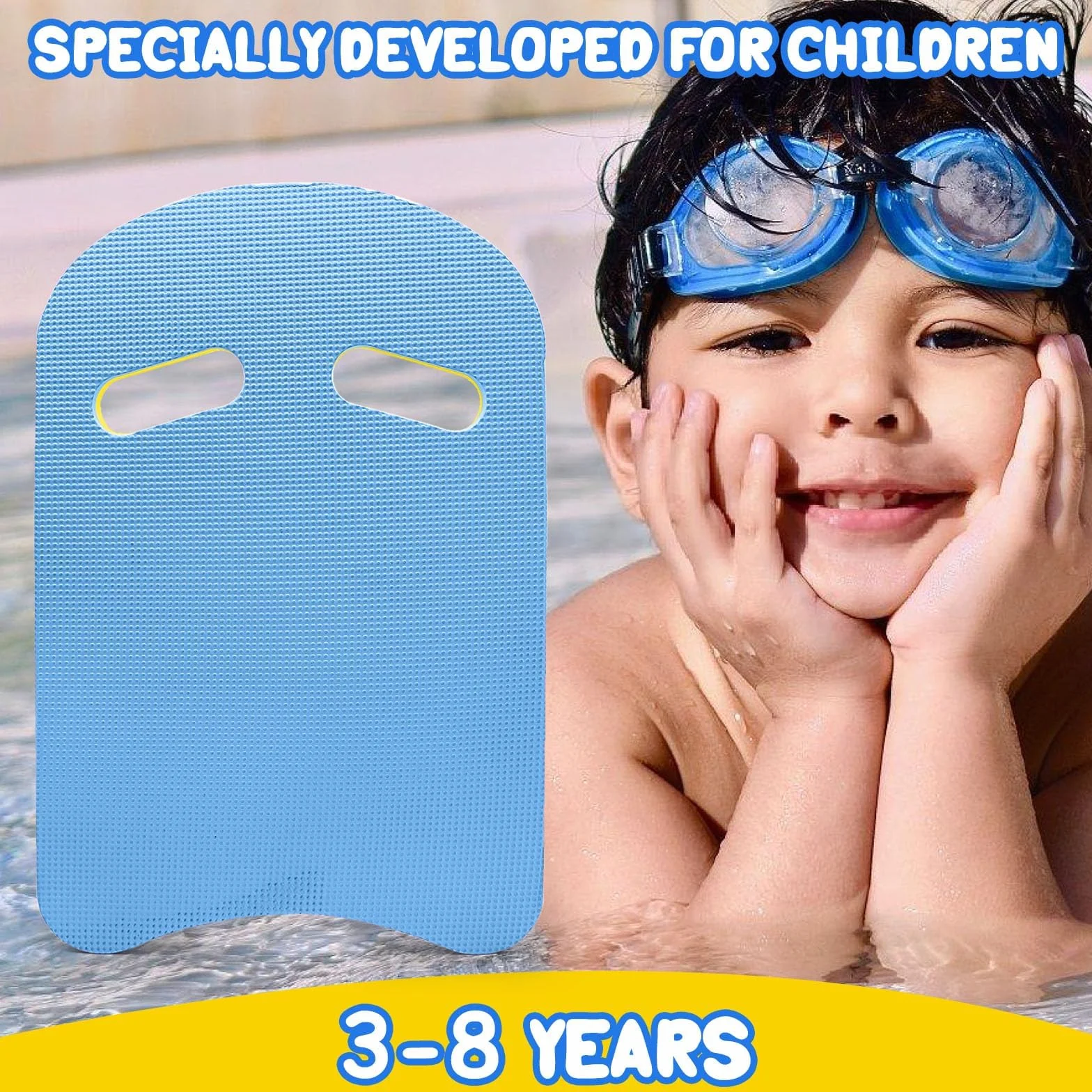 Tabla de natación Flotante Espuma EVA para Niños y Adultos con Agujeros Seguros