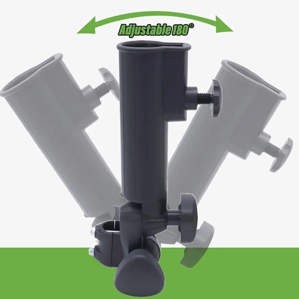 Soporte para Paraguas de Golf Universal Ajustable Negro