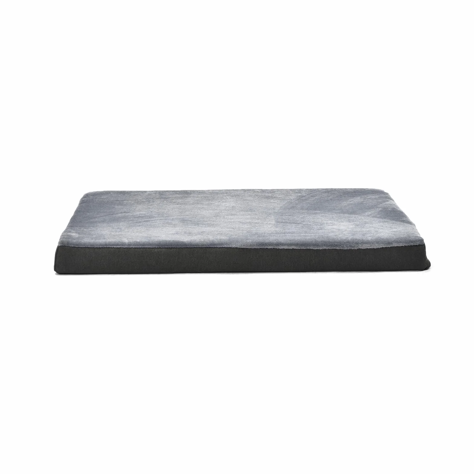 Amazon Basics Colchón grande para perros y mascotas, espuma viscoelástica de gel para soporte, funda extraíble y lavable, gris, 89 x 56 x 8 cm (L x W x H)