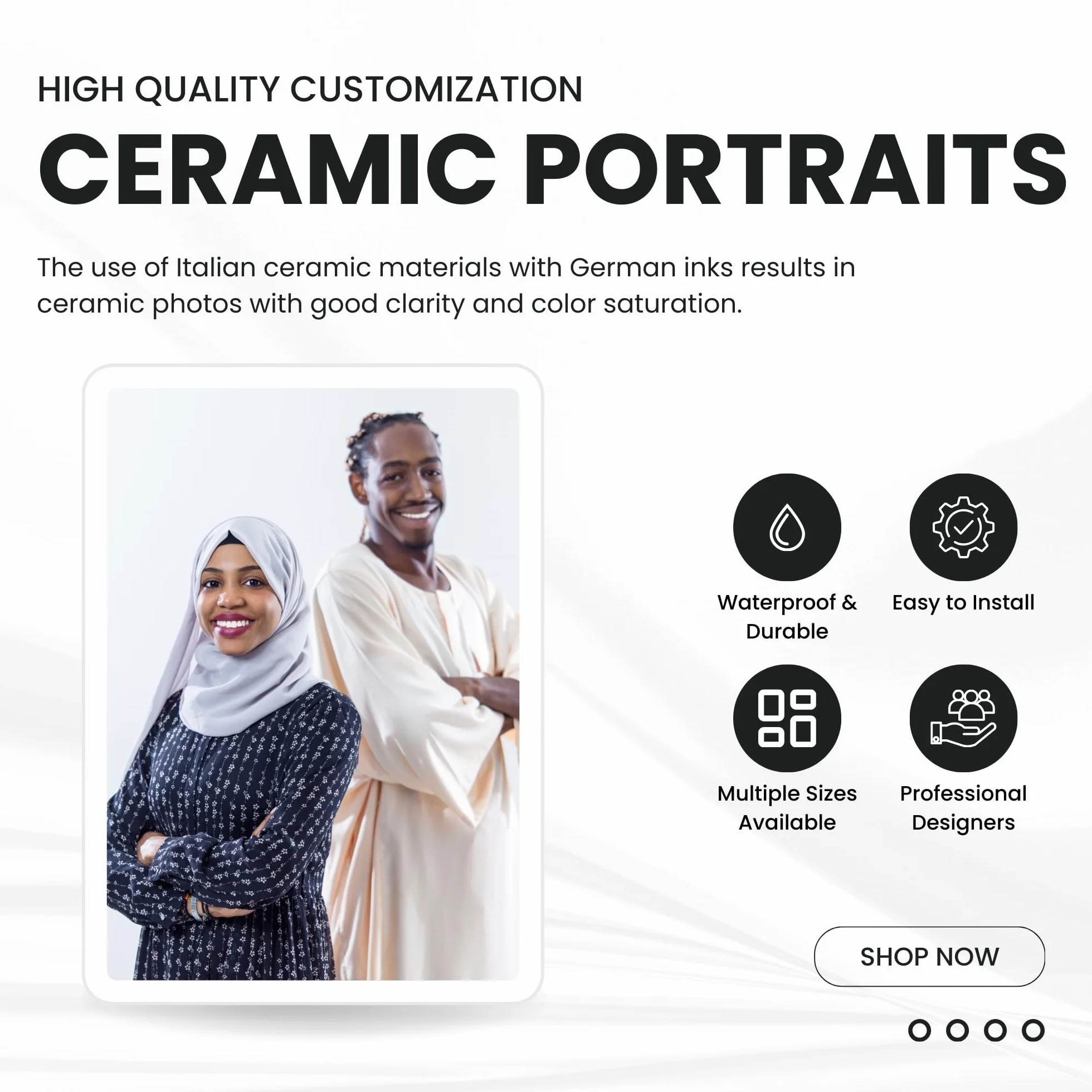 Bethel Foto en Cerámica Personalizada para Lápida – Azulejo Conmemorativo Impermeable – Imagen de Porcelana Resistente a Rayos UV – Placa Funeraria para Cementerio – 8x11 cm