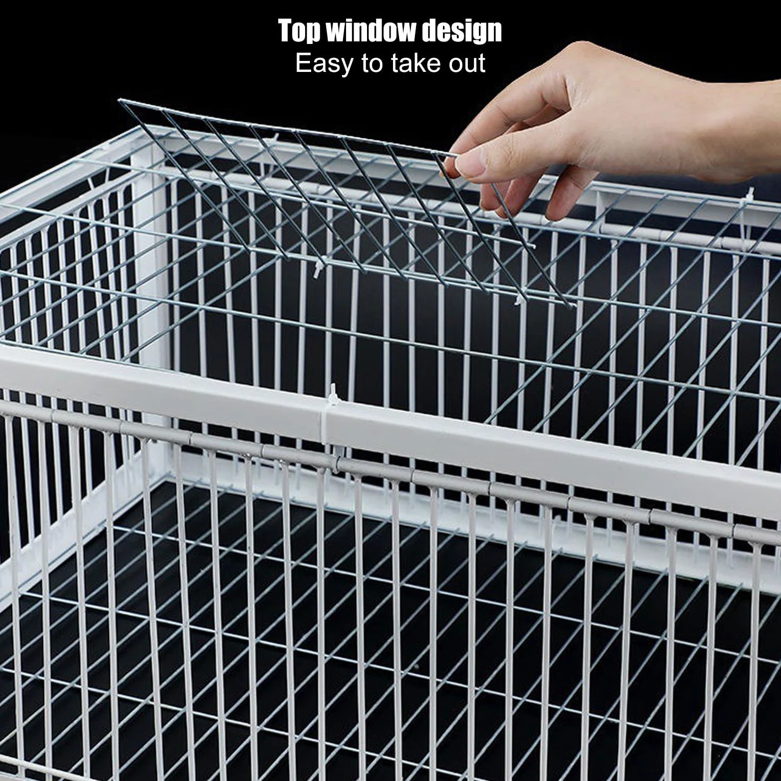 Jaula De Pájaros Trampa, Jaula Trampa pajaros o Jaula Trampa Palomas, Jaulas para Pájaros con Entrada Unidireccional, con Diseño A Prueba De Escape, para Gorriones, Palomas Y Aves (Size : 70x4