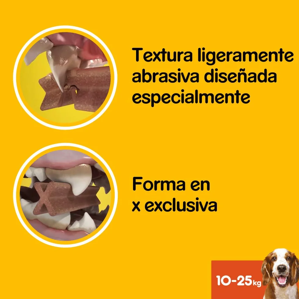 Pedigree Dentastix Snack Dental para la Higiene Oral de Perros Medianos (1 Pack de 56ud)