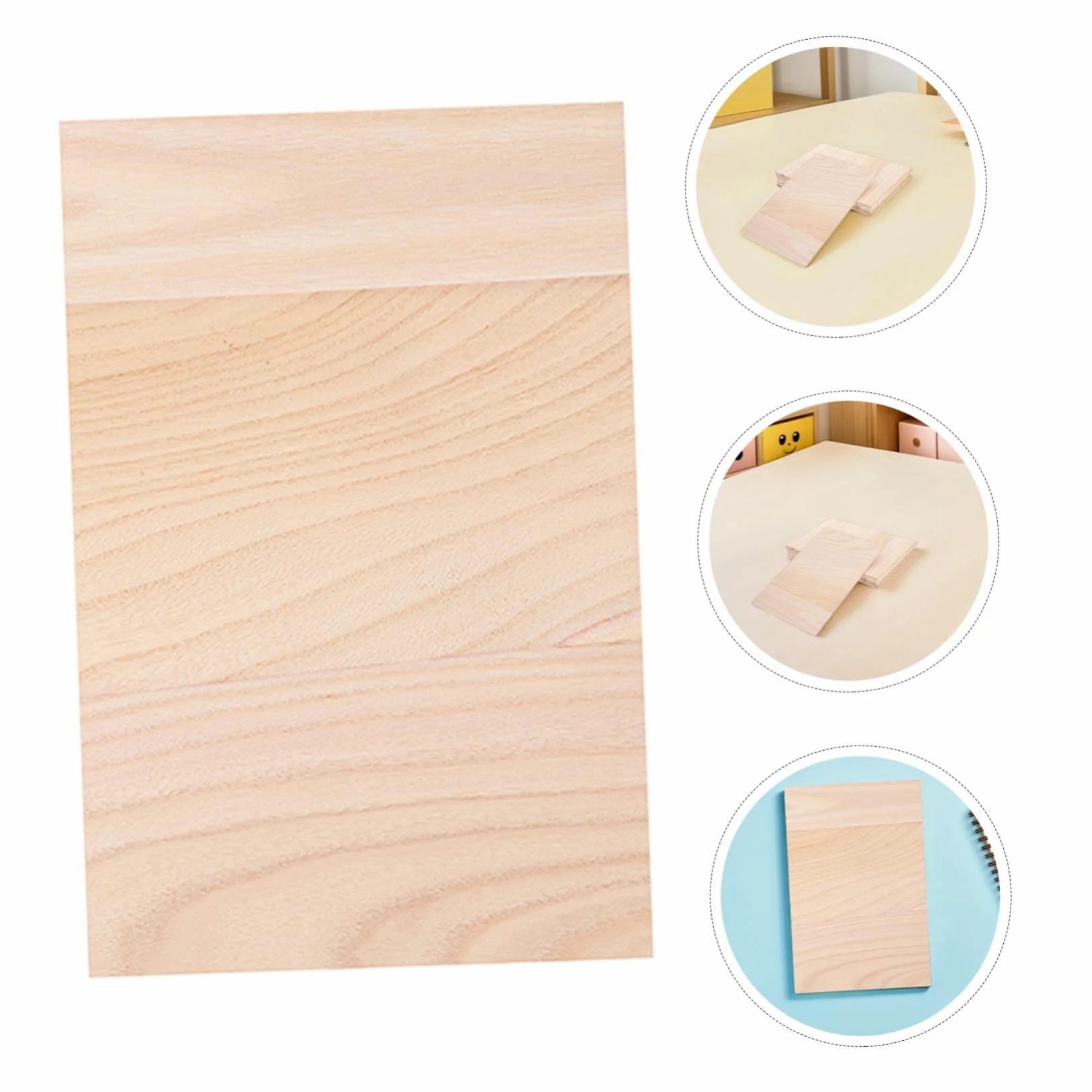 BESPORTBLE Tabla de Karate de Madera 8 Piezas Beige para Romper Entrenamiento Artes Marciales